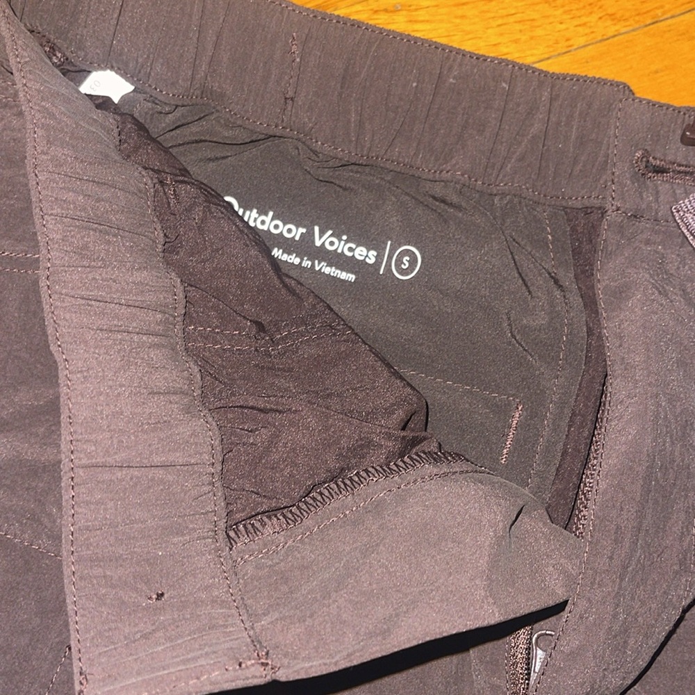 Outdoor Voices Dark Brown Shorts - Picture 2 of 3